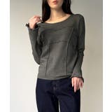 メロービスチェラインニットトップス | JUNOAH | 詳細画像7 