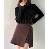 フリルビスチェ風ドッキングリブニット | JUNOAH | 詳細画像6 