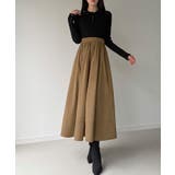 ブラック | ポロリブニットドッキングワンピース | JUNOAH