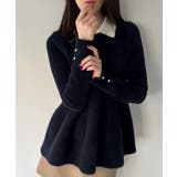 シャギーペプラムニットトップス | JUNOAH | 詳細画像10