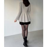 シャギーペプラムニットトップス | JUNOAH | 詳細画像9