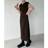 キーネックIラインロングワンピース | JUNOAH | 詳細画像10 