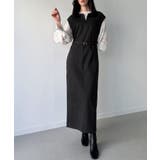 キーネックIラインロングワンピース | JUNOAH | 詳細画像5 