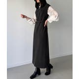 キーネックIラインロングワンピース | JUNOAH | 詳細画像7 