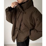 スタンドカラーリボン中綿アウター | JUNOAH | 詳細画像13