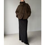 スタンドカラーリボン中綿アウター | JUNOAH | 詳細画像15