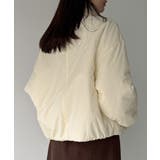 スタンドカラーリボン中綿アウター | JUNOAH | 詳細画像22