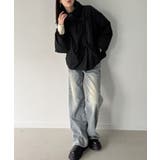 スタンドカラーリボン中綿アウター | JUNOAH | 詳細画像4