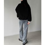 スタンドカラーリボン中綿アウター | JUNOAH | 詳細画像9