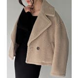 クロップドボアコート | JUNOAH | 詳細画像8 