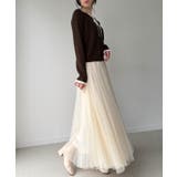 フリルレイヤードニットプルオーバー  | JUNOAH | 詳細画像10 