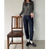 フリルレイヤードニットプルオーバー  | JUNOAH | 詳細画像3 