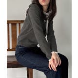 フリルレイヤードニットプルオーバー  | JUNOAH | 詳細画像4 