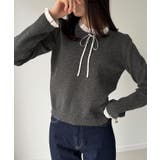 フリルレイヤードニットプルオーバー  | JUNOAH | 詳細画像5 