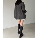 チェック柄ジャケットコート | JUNOAH | 詳細画像11 