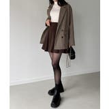 チェック柄ジャケットコート | JUNOAH | 詳細画像4 