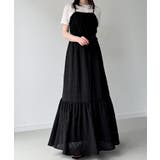 ブラック | シャーリングベアキャミワンピース | JUNOAH