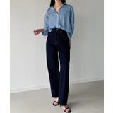 チュールレイヤードストライプシャツ | JUNOAH | 詳細画像13 