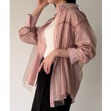 チュールレイヤードストライプシャツ | JUNOAH | 詳細画像16 