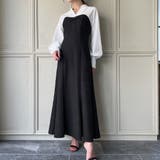 シャツドッキングカルゼワンピース | JUNOAH | 詳細画像4