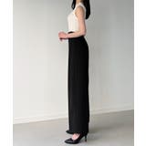 ウェーブハイウエストツータックワイドパンツ | JUNOAH | 詳細画像7