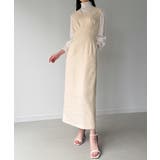 ジャガードバックレースアップジャンスカ | JUNOAH | 詳細画像1