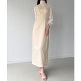 ライトベージュ | ジャガードバックレースアップジャンスカ | JUNOAH