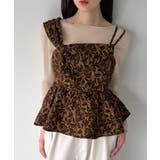 ビッグリボンジャガードキャミソール | JUNOAH | 詳細画像10 