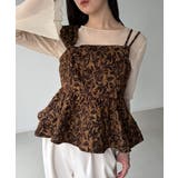 ビッグリボンジャガードキャミソール | JUNOAH | 詳細画像7 