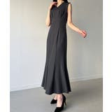 (裏地無し)マーメイドワンピースレーストップスセット | JUNOAH | 詳細画像17