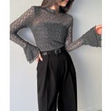 (裏地無し)マーメイドワンピースレーストップスセット | JUNOAH | 詳細画像19