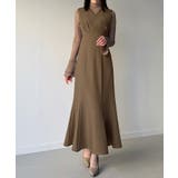 (裏地無し)マーメイドワンピースレーストップスセット | JUNOAH | 詳細画像8