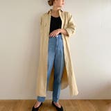 スナップボタン2WAYツイルロングワンピース ゆったり リラックス | JUNOAH | 詳細画像11