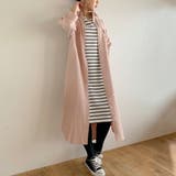 スナップボタン2WAYツイルロングワンピース ゆったり リラックス | JUNOAH | 詳細画像18
