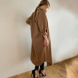スナップボタン2WAYツイルロングワンピース ゆったり リラックス | JUNOAH | 詳細画像20