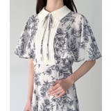 バイカラーピンタックセミフレアワンピース | JUNOAH | 詳細画像8 