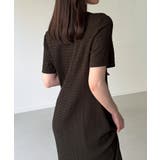 ヘンリーネックストレッチジャガードワンピース | JUNOAH | 詳細画像9