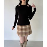 カットアウトリブニットトップス | JUNOAH | 詳細画像10 