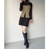 釦ニットビスチェ＋クルーネックリブニットset | JUNOAH | 詳細画像23 