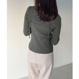 釦ニットビスチェ＋クルーネックリブニットset | JUNOAH | 詳細画像4 