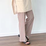 センタープレスギンガムチェックパンツ | JUNOAH | 詳細画像10