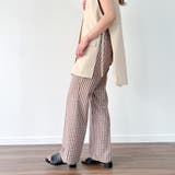 センタープレスギンガムチェックパンツ | JUNOAH | 詳細画像11