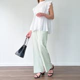 センタープレスギンガムチェックパンツ | JUNOAH | 詳細画像13