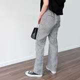 センタープレスギンガムチェックパンツ | JUNOAH | 詳細画像6