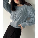 2wayワンショルケーブルショートニット | JUNOAH | 詳細画像13 