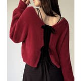 2wayベロアリボンシャギーニットカーディガン | JUNOAH | 詳細画像14 