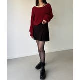 2wayベロアリボンシャギーニットカーディガン | JUNOAH | 詳細画像15 