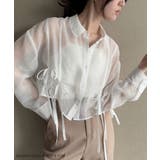 リボンタックシアーシャツ | JUNOAH | 詳細画像2 