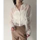 リボンタックシアーシャツ | JUNOAH | 詳細画像4 