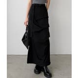 callautia ベルト付きサイドタックデザインスカート | JUNOAH | 詳細画像1